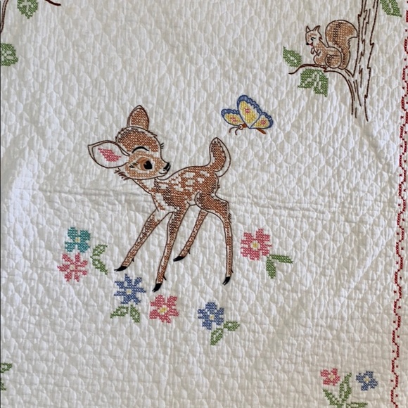 BAMBI DISNEY Bambi Paragon Needlecraft HANDMADE ! - Picture 3 of 12